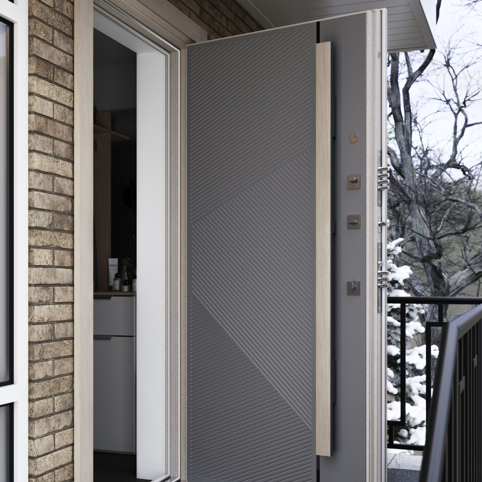 Входная дверь "Rail Steel"