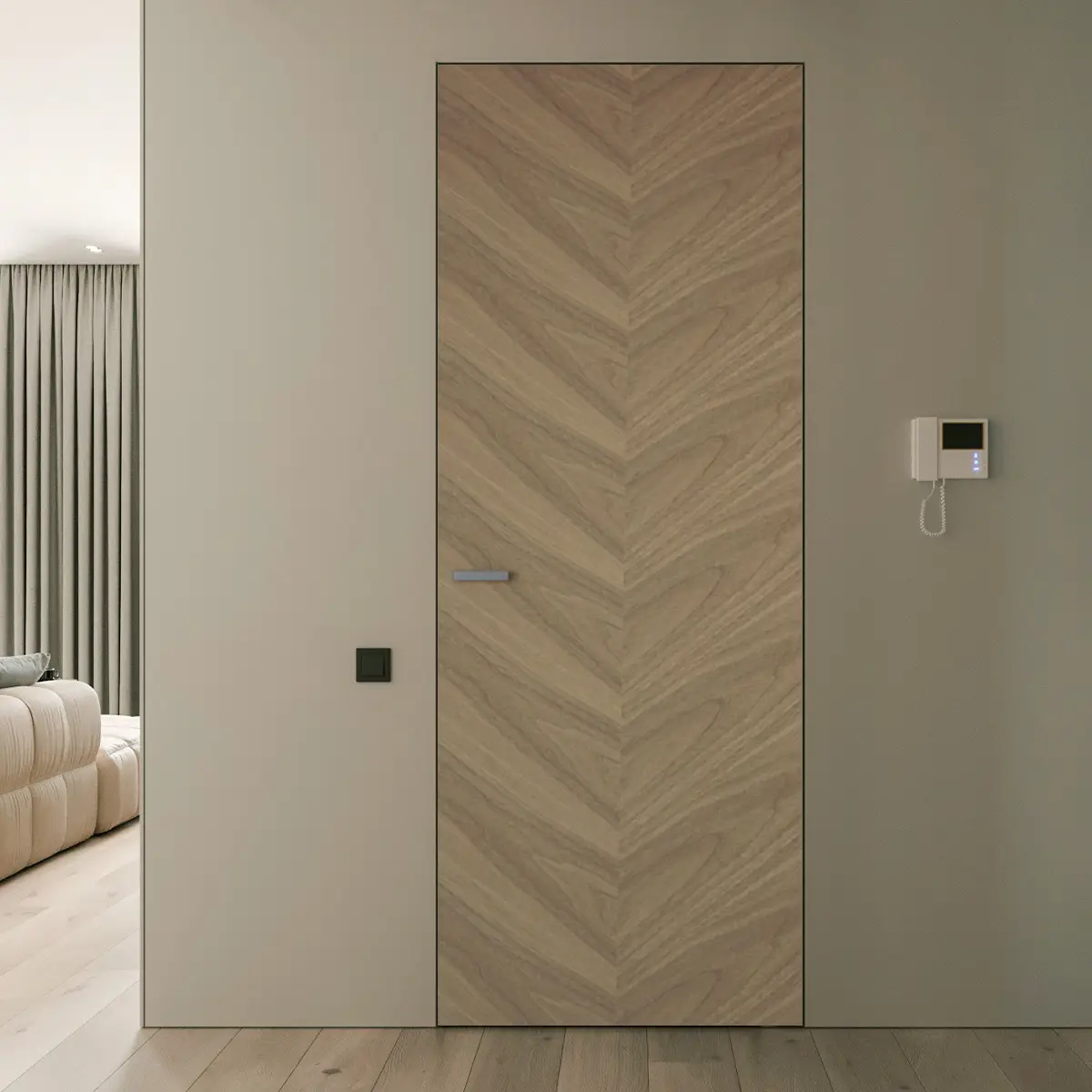 Модели дверей шпонированные