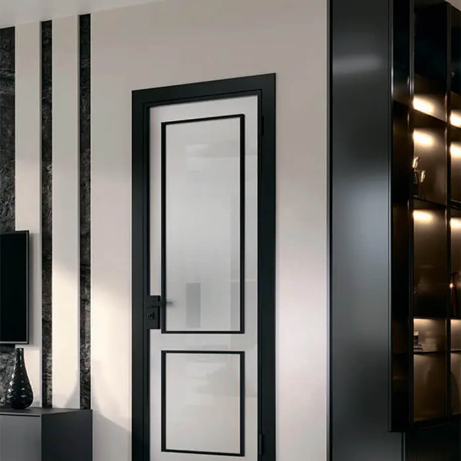 Воздушный интерьер с алюминиевыми системами Proxima