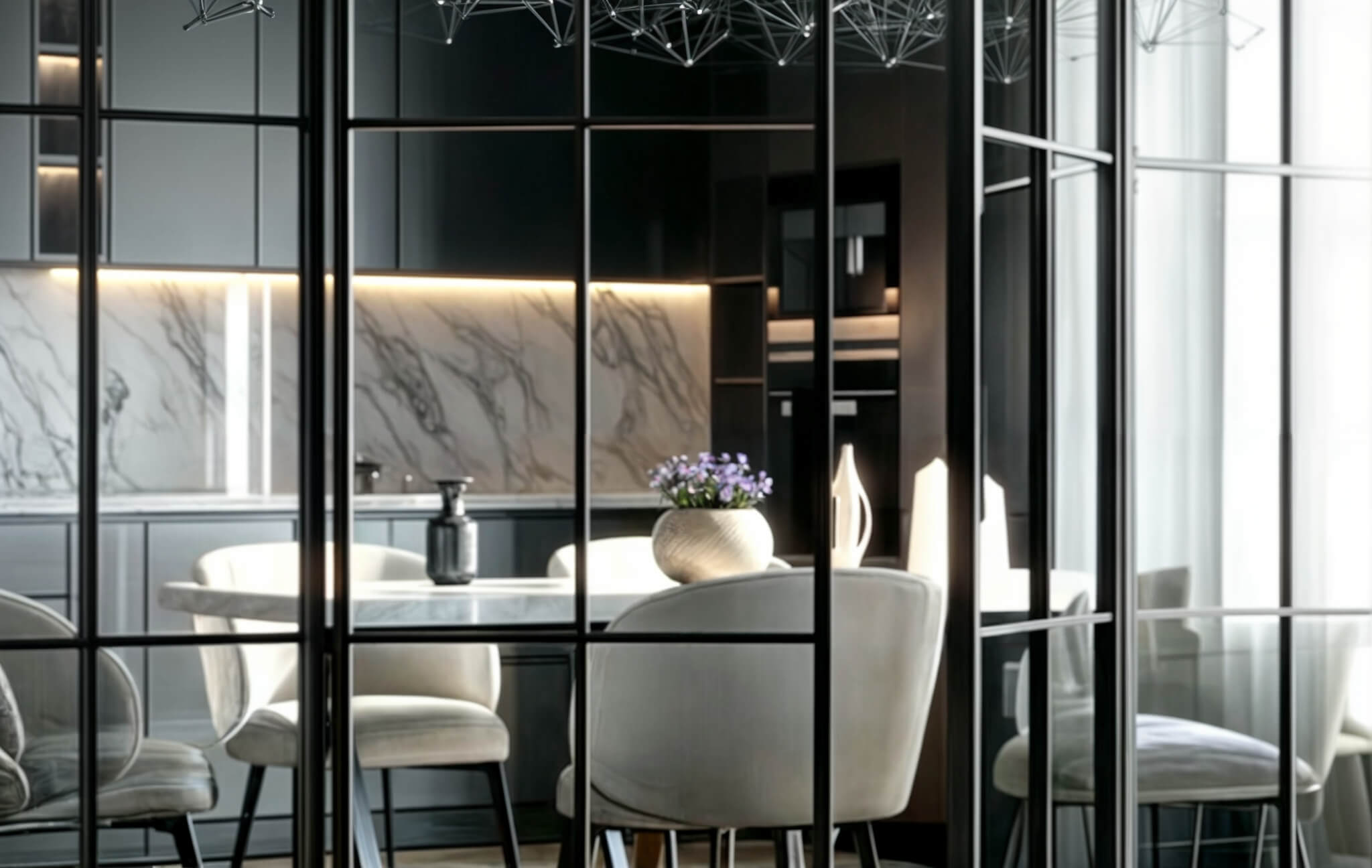 Распашные перегородки